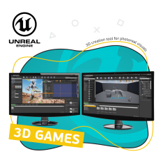 Unreal Engine 4. Игровой движок - КИБЕРшкола программирования для детей, компьютерные курсы для школьников, начинающих и подростков - KIBERone г. Петропавловск - Камчатский