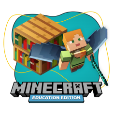 Minecraft Education - КИБЕРшкола программирования для детей, компьютерные курсы для школьников, начинающих и подростков - KIBERone г. Петропавловск - Камчатский