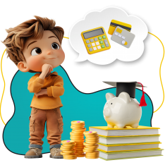 Финансовый интеллект вместе KIBERone - КИБЕРшкола программирования для детей, компьютерные курсы для школьников, начинающих и подростков - KIBERone г. Петропавловск - Камчатский