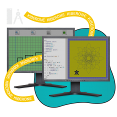 Исполнители чертежник и черепашка - КИБЕРшкола программирования для детей, компьютерные курсы для школьников, начинающих и подростков - KIBERone г. Петропавловск - Камчатский