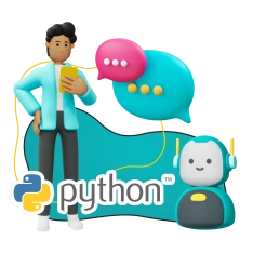 Умный чат-бот на Python на Telegram - КИБЕРшкола программирования для детей, компьютерные курсы для школьников, начинающих и подростков - KIBERone г. Петропавловск - Камчатский