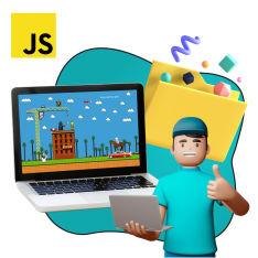 Программирование на JavaScript. Учимся создавать игры! - КИБЕРшкола программирования для детей, компьютерные курсы для школьников, начинающих и подростков - KIBERone г. Петропавловск - Камчатский