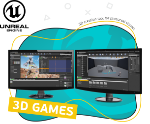 Unreal Engine 4. Игровой движок - Школа программирования для детей, компьютерные курсы для школьников, начинающих и подростков - KIBERone г. Петропавловск - Камчатский