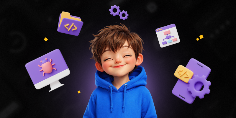 Идеальный сайт с нуля: код, дизайн и AI-помощник - КИБЕРшкола программирования для детей, компьютерные курсы для школьников, начинающих и подростков - KIBERone г. Петропавловск - Камчатский